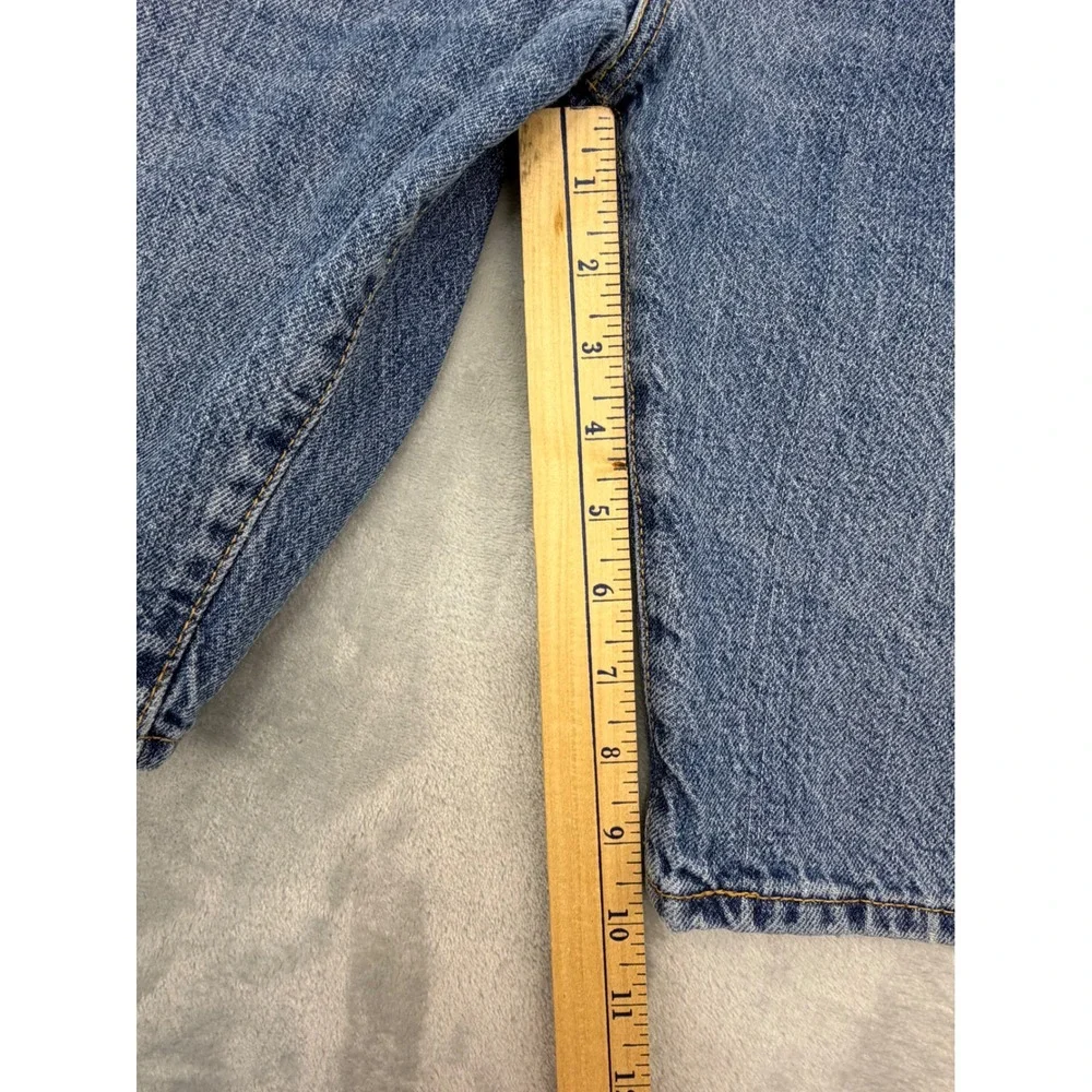 Levis 505 Mens Regular Fit Denim Shorts Size 40 Medium‎ Wash Blue Jean Shorts